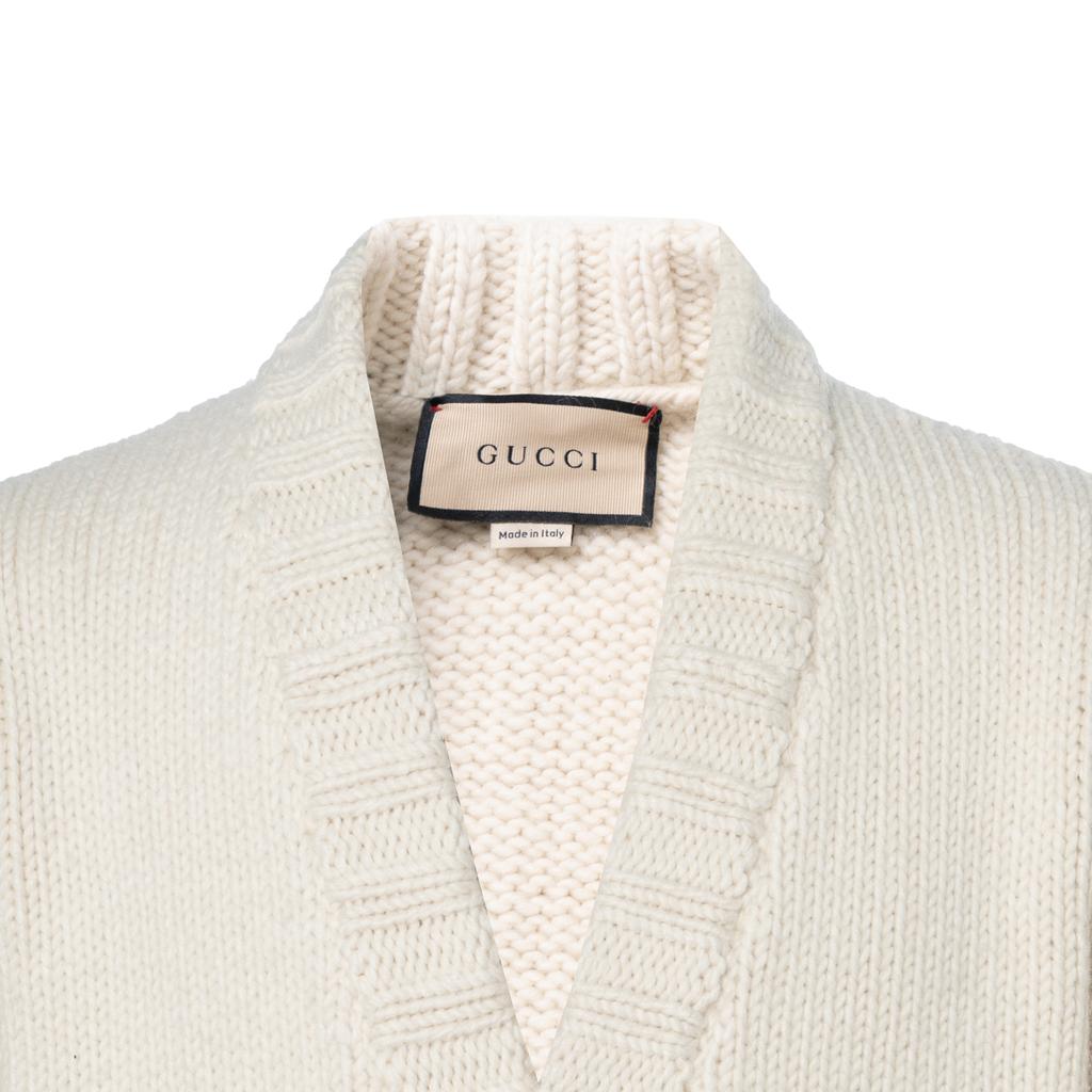 GUCCI Wed Detailed Knitted Cardigan 706735-XKCJ4-9146