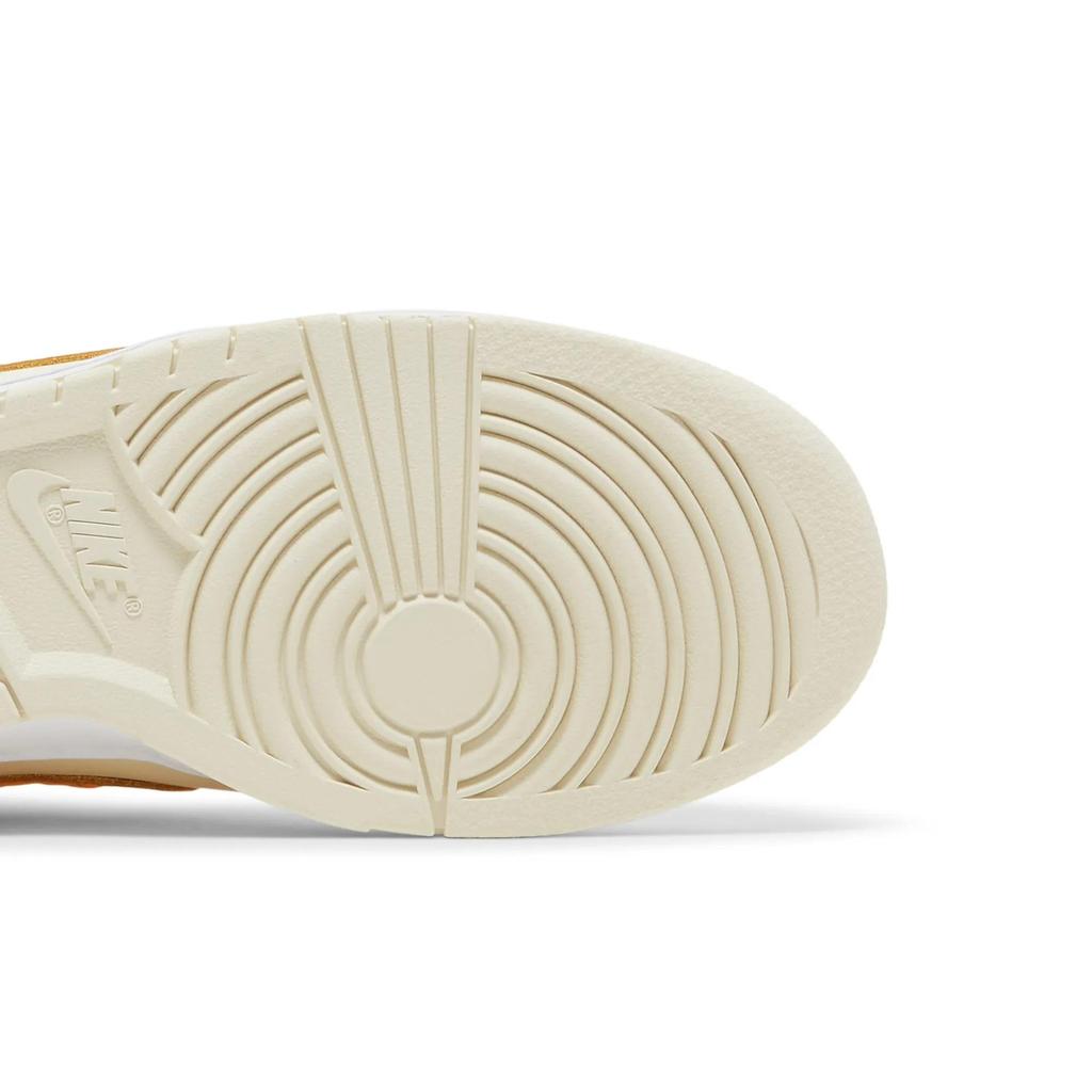Nike Womens Dunk Low 'Sundial' (women's sizes) White / Light Lemon Twist / Sundial Skate Shoes FJ4742 100