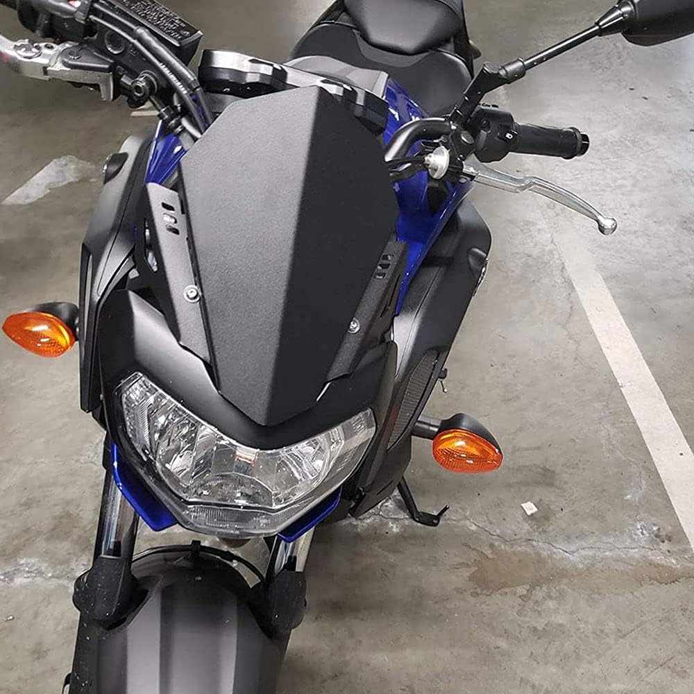 Windscreen Motorcycle Windshield Aluminum for Yamaha FZ07 FZ-07 MT07 MT-07 2018 2019 2020