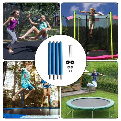 Trampoline Poles with Foam Sleeve Trampoline Replacement Poles Universal AntiCollision Trampoline and Hardware Parts