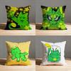 Gnarpy Discovers The Internet Pillow Case Print Polyester Fiber 40X40 Cm Home Sofa Throw Cushion Cover Decoration