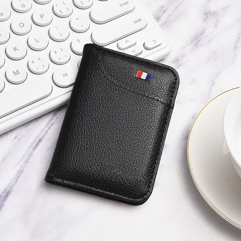 Portable Super Slim Soft Wallet Pu Leather Mini Credit Card Wallet Purse Card Holders Men Wallet Thin Small Short Wallets