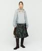 (Essential) Cut-Out Shirred Hoodie Atb1193W(Melange Grey)