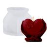 Reusable Hand Holding Heart Mold Silicone DIY Soap Mold Handmade Love Candle Mold  DIY Craft