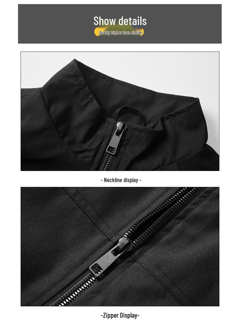 Męska kurtka pilotka z wysokiej półki 2025: Fajny, buntowniczy styl baseballowy na wiosnę/jesień