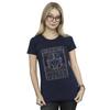Star Wars Womens/Ladies The Mandalorian The Way Outline Helm Cotton T-Shirt