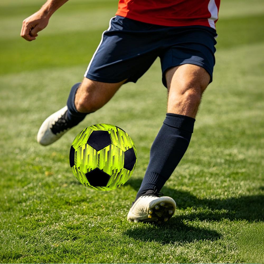 1pc Abstract Lightweight PVC Training Soccer Ball, Size 5, Suitable for Indoor and Outdoor TrainingGift y60328