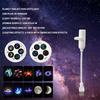 Flexible Neck Galaxy LED Projector 360 Degree Rotating Atmosphere Lamp Novelty Night Light  Dorm
