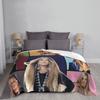 Lainey Wilson - Country's Cool Again Portrait Blankets Warm Flannel Throw Blanket Cover for Bed Living room Picnic Travel Couch