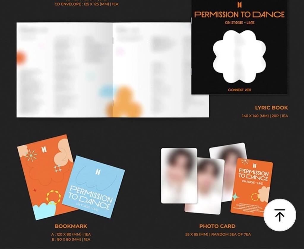 [USED] BTS PERMISSION TO DANCE ON STAGE Album
