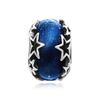 [PANDORA] 790015C00 Galaxy Blue & Star Murano Silver Charm
