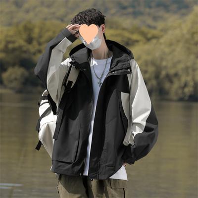 Spring and Autumn Outdoor Windproof Waterproof Jacket Trendy Versatile