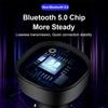 Transmisor FM Bluetooth 5.0 para Coche Pantalla Digital Doble USB Cargador Rápido Multifuncional Reproductor MP3 Llamada Manos Libres Inalámbrica Accesorios para Coche