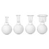 Vacuum Cupping Kit Remove Dampness Massage Broken Resistant Improve Blood Circulation Cupping Set White