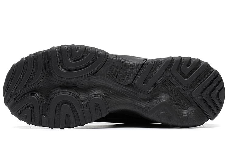 Li Ning Aurora WindWalker V2 Fabric Cushioning Slip Resistant Low Top Casual Shoes Women's Black AGCS160-3