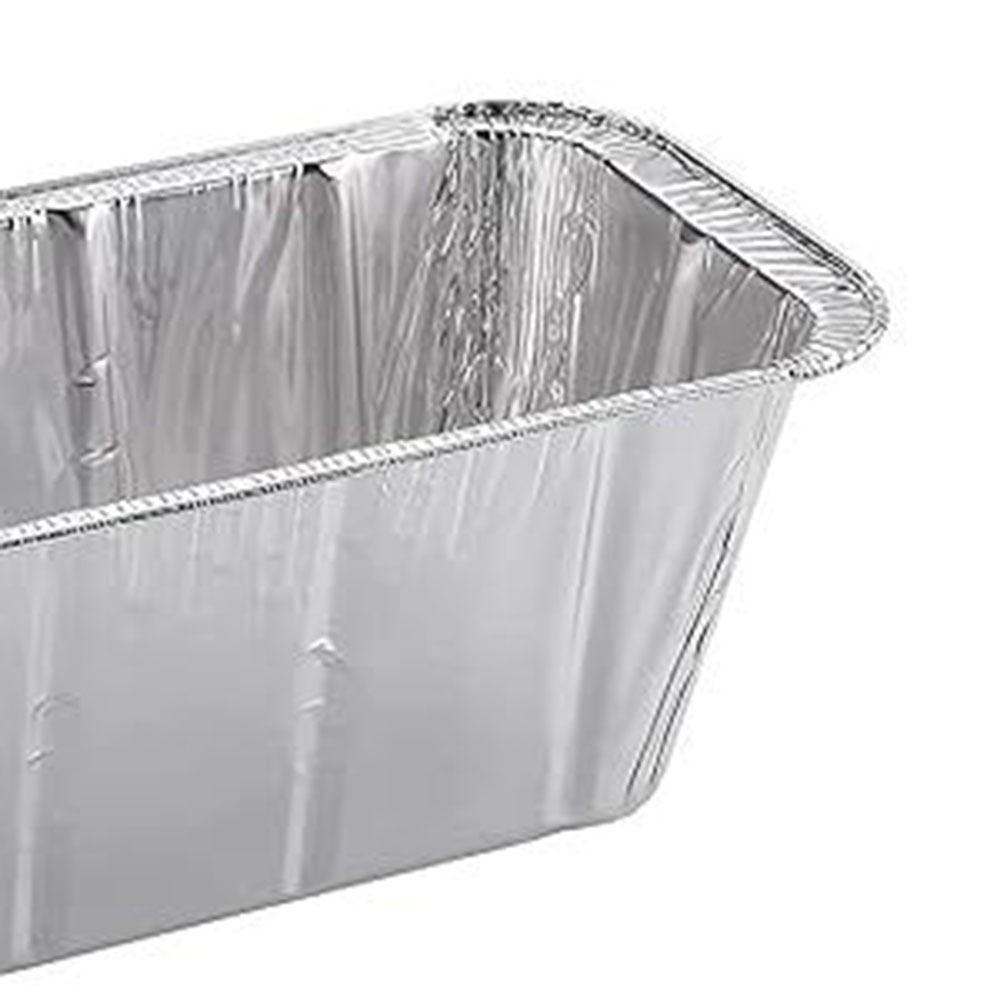 30/50Pcs Heavy Duty Grease Tray Liner Aluminum Drip Pans Disposable Aluminum Foil Box  Kitchen Prep