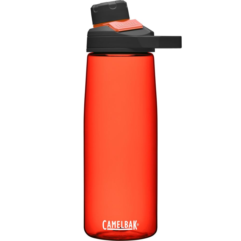 

CamelBak Chew Mug Tritan 750ml Fire Red Water Dishwasher Safe Bottle, Lightweight, Compact,