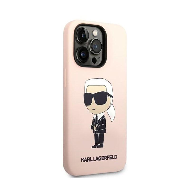 Karl Lagerfeld Silicone Nft Ikonik - Etui Iphone 14 Pro (Różowy)