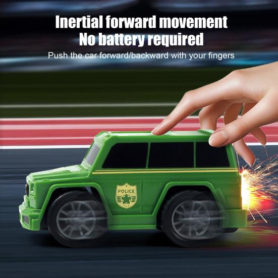 

Sparks Pull Back Truck Toy Inertial Drive Children Vehicle Model Educational Simulated Car Toy Toddlers Boys Girls Gift Party Favors зелений