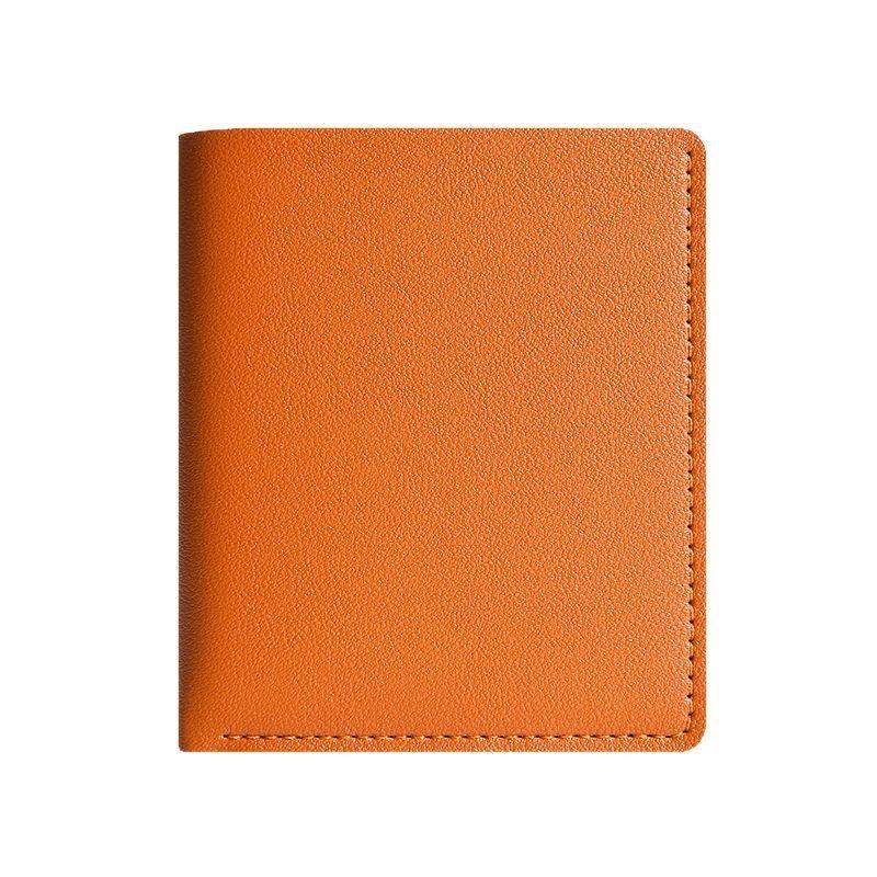 New Men's and Women's Wallets, Short High-end Fashion Students, Small Wallets, Card Bags, Simple and Ultra-thin Folding Soft Wallets