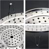 Mini Skater 1 Pack Stainless Steel Steamer Rack Stand Thicken Pressure Cooker Canning Racks with Detachable Legs for Stock Pot Steaming Tray Pans