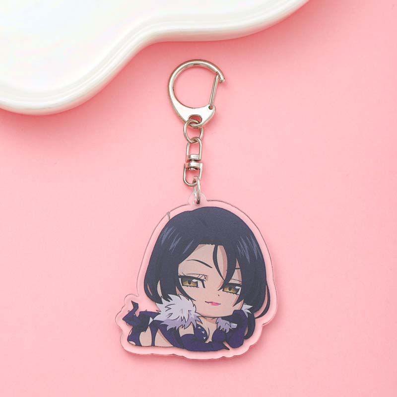 

1/8Pcs Anime The Seven Deadly Sins Acrylic Keychain Cute Backpack Pendant Funny Bag Charms Accessories Decoration Holiday Gifts 5cm