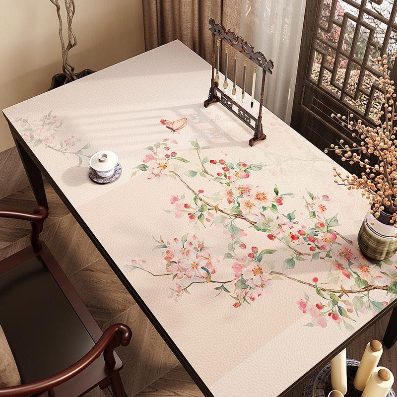 

1pcs New Chinese calligraphy desk mat PVC waterproof, oil resistant, wash free learning desk mat, home tablecloth Small