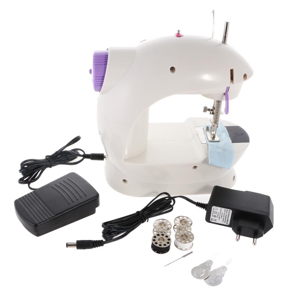 EU Plug Electric Multifunction Portable Mini Desktop Sewing Machine 202buy at a low prices on
