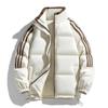 Striped Hooded Cotton-padded Coat Men's Winter New Loose High Street Fashion Youth Casual Warm Cotton Jacket