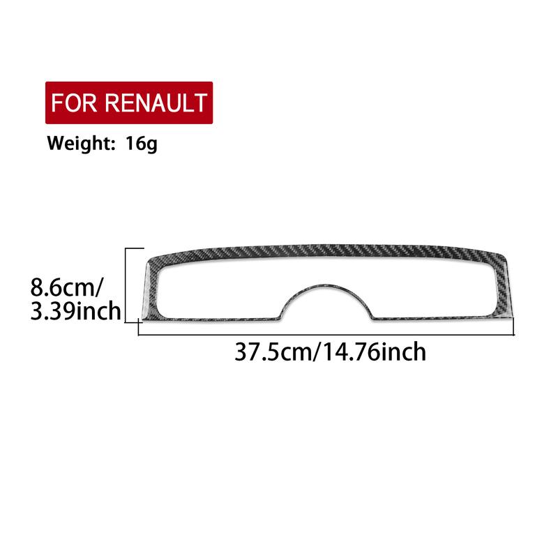 For Renault Scenic 2003-2009 Carbon Fiber Central Air Conditioning Vent Panel Cover Car Accessories Interior Decorative Stickers