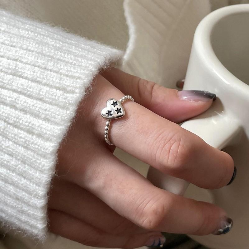 Highquality S925 Pure Silver Pink Zircon Ring For Women With Modern Geometric Style Perfect For Layering With Rings Other