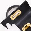 Salvatore Ferragamo Gancini Handbag BX-212193 black Calfskin Women Used