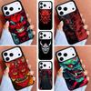 Samurai Oni Mask Phone Case for iPhone 17ProMax 12 13 14 15 16e 17 Pro Max Plus Air Cover