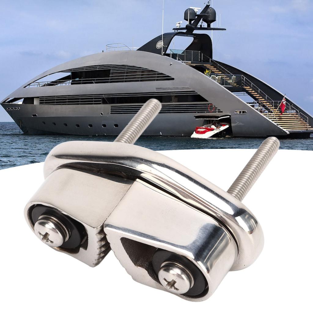 Stainless Steel Cam Clamp Silver Lightweight Polished Marine Plywood Accessories