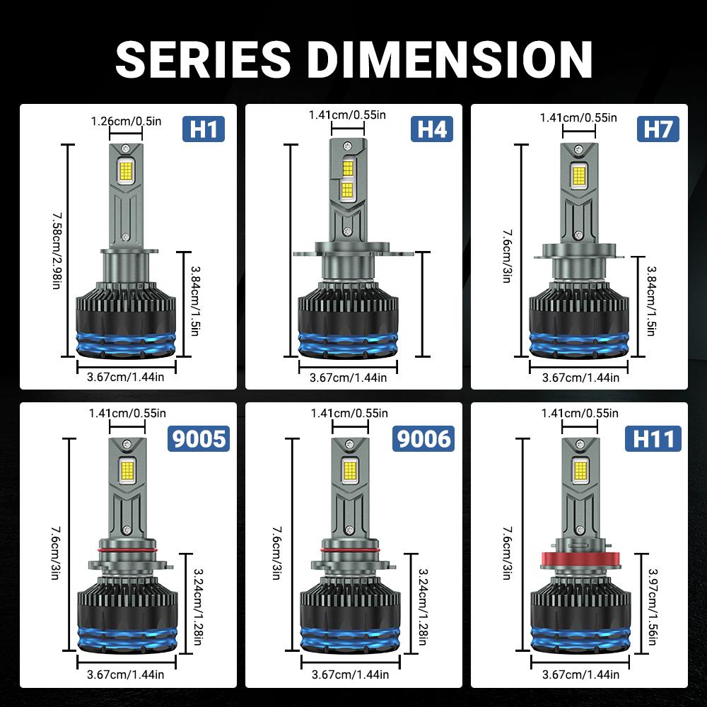 9000W 1880000LM H7 H4 H11 LED Scheinwerfer Hohe Leistung 8890 CSP Canbus H1 H8 9005 HB3 9006 HB4 9012 HIR2 Turbo Lampe Auto LED Scheinwerfer