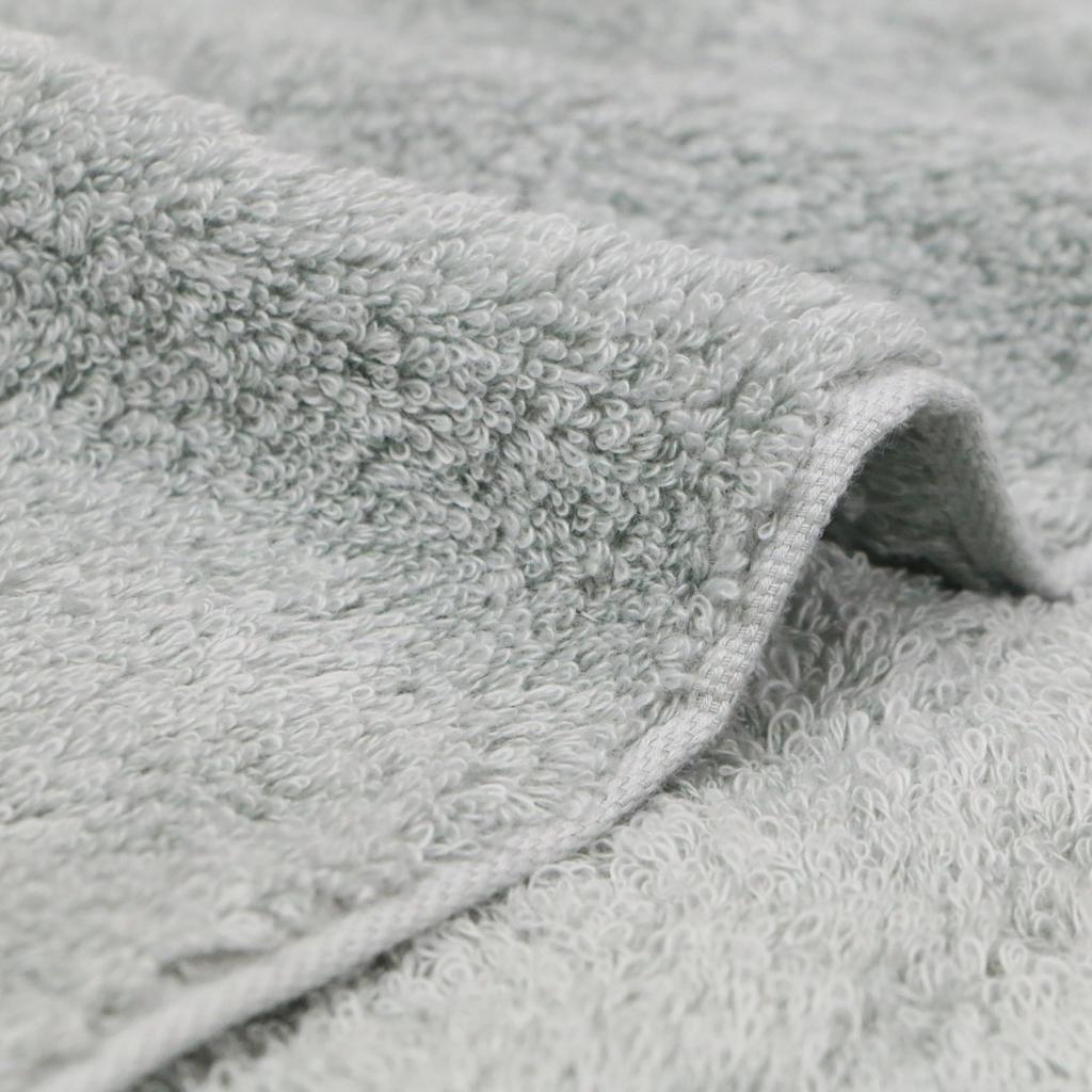 Imabari Towel Iori Half Towel Highly Absorbent kinome-kinome Blanket, Fluffy, Soft, (Light Gray)