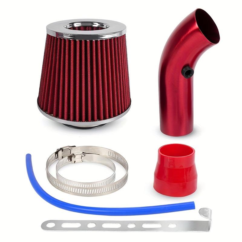 Universeller Nachgerüsteter 76mm Pilzkopf Luftfilter Ansaugrohr Filter Hoher Durchfluss Hoher Kaltluftkegel Luftfilter Aluminiumrohr Kit