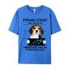 Beagle Shot Tshirt Beagle Dog I Will Follow You Unisexs T Shirts Personalized Tops  Tees Fitted Preppy Style