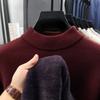 Men's Half High Collar Thicken Knitwear Winter Arrival Warm Anti Pilling Sweater Fashion Menswear