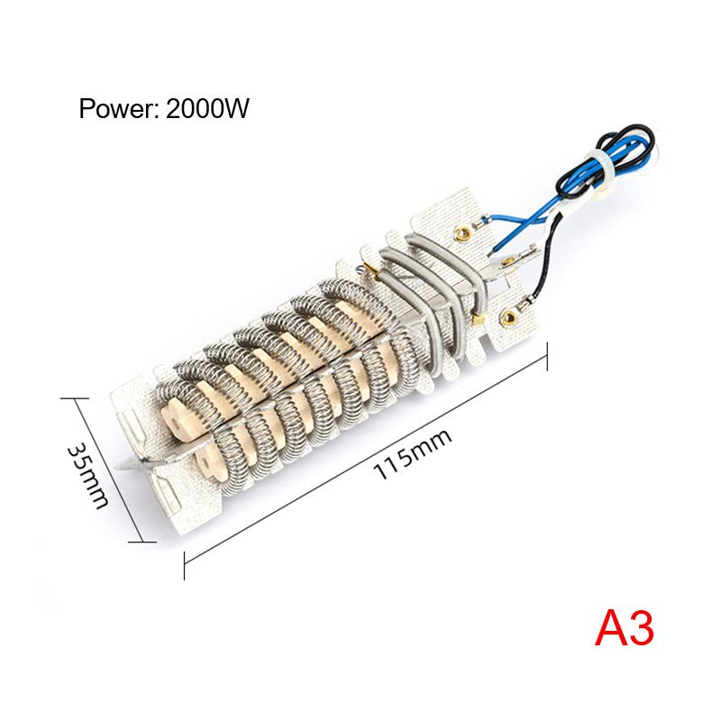Innovativer 700W 1600W 1800W 2000W Universal-Luft-Haartrockner Kunststoff-Schweißpistole Zubehör Heißluftpistole Heizkern