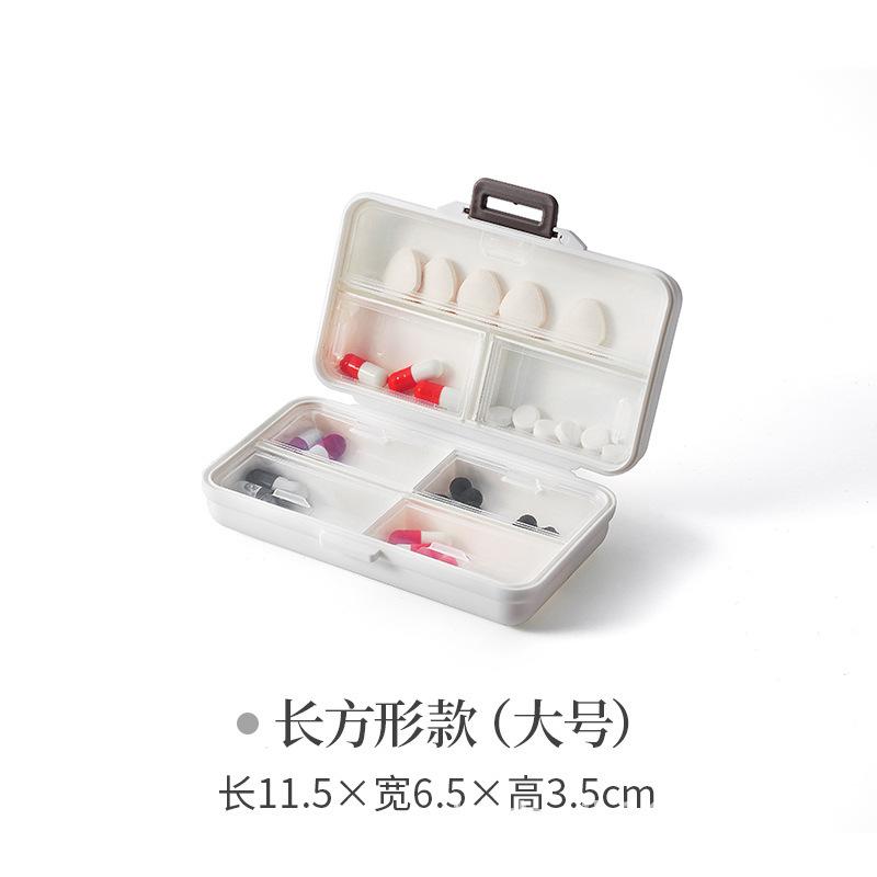 Portable Medicine Box Sub-packing Mini 7 Days Old Man Travel Pillboxes Large Capacity Storage Box