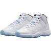 New Jordan Air Jordan 11 Anti Kick Cushioning High Top Children's Basketball Shoes White Teenagers 378038-104