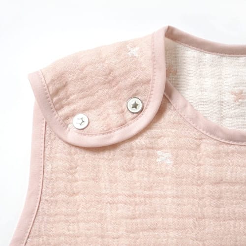 10mois Cotton Tencel Triple Gauze Kids Sleeper Shell Pink 23151016