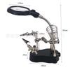 Clip-on LED Magnifier with Dual Repair Clamps, Model TE-801