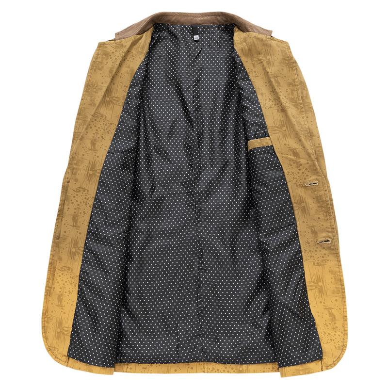 Men's Casual Suit Corduroy Men's Fashion Korean Jacket Spring and Autumn Trendy Jacket Men's Suit Top