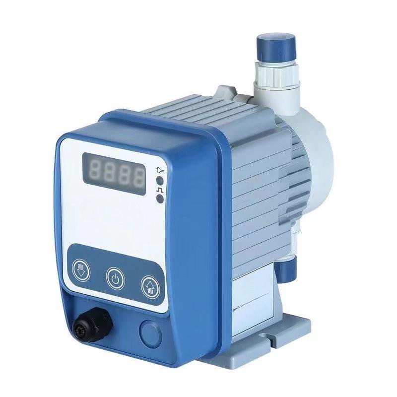 LED Digital Electromagnetic Diaphragm Metering Pump Acid Chemical Liquid Chlorine Metering Dosing Pump For Water Treatment