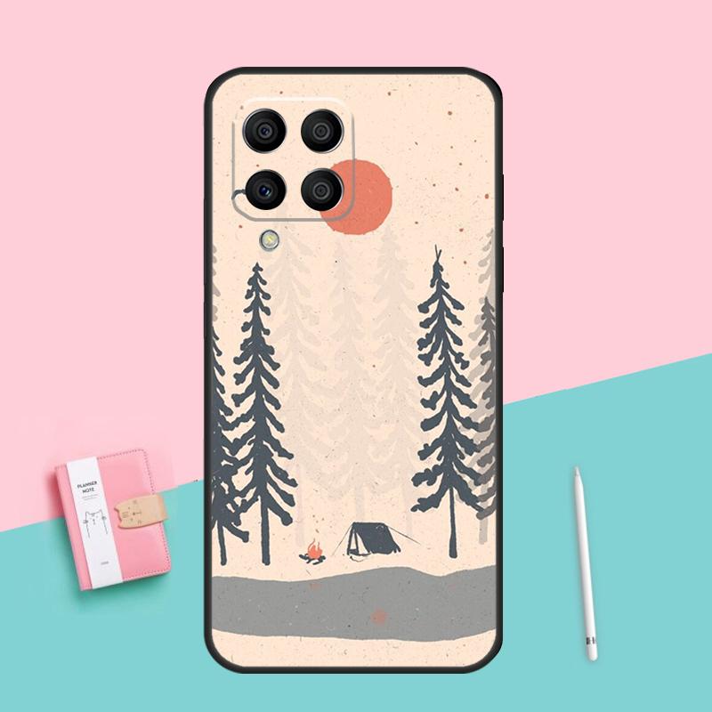 Camping Mountain For Samsung Galaxy M32 M52 M31 M16 M11 M21 M13 M33 M35 M53 M55 M15 M14 M34 M54 M12 M06 Case
