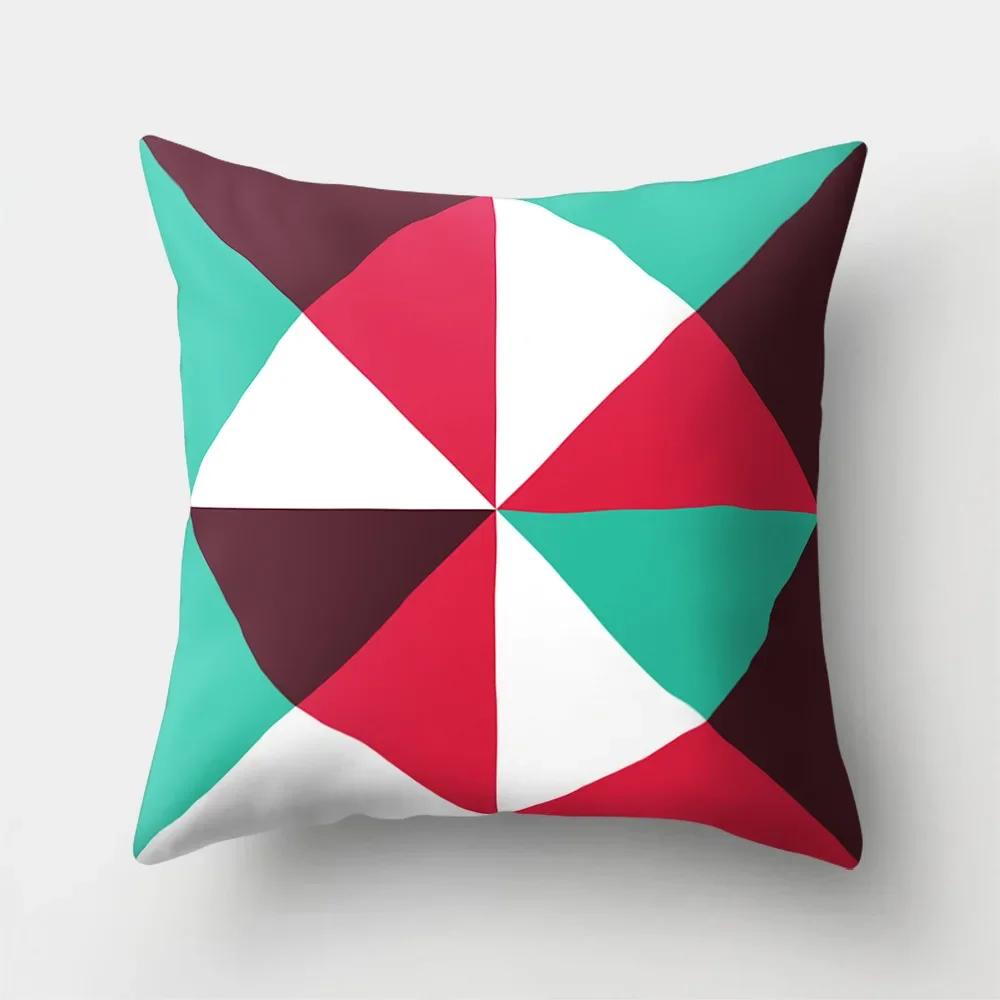 Mode Kissenbezug Cartoon Funda Cojin Sonnenaufgang Überwurfkissen für Schlafzimmer Regenbogen Kissenbezug Housse De Coussin Hogar
