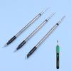 Ceramic Heating Core Soldering Iron Tip Blade Tip Horseshoe Tip Round Pointed Stainless Steel Soldering Iron Tool Accessories