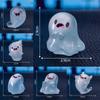 10pcs Ghost Doll Toy Mini Luminous Ornament DIY Halloween Ornament  Lawn Yard Garden